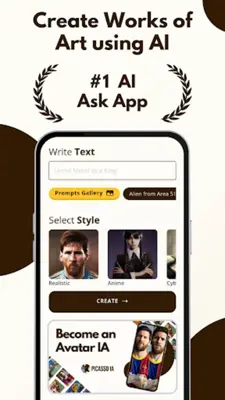 Picasso AI - Art AI, Chatbot android App screenshot 5